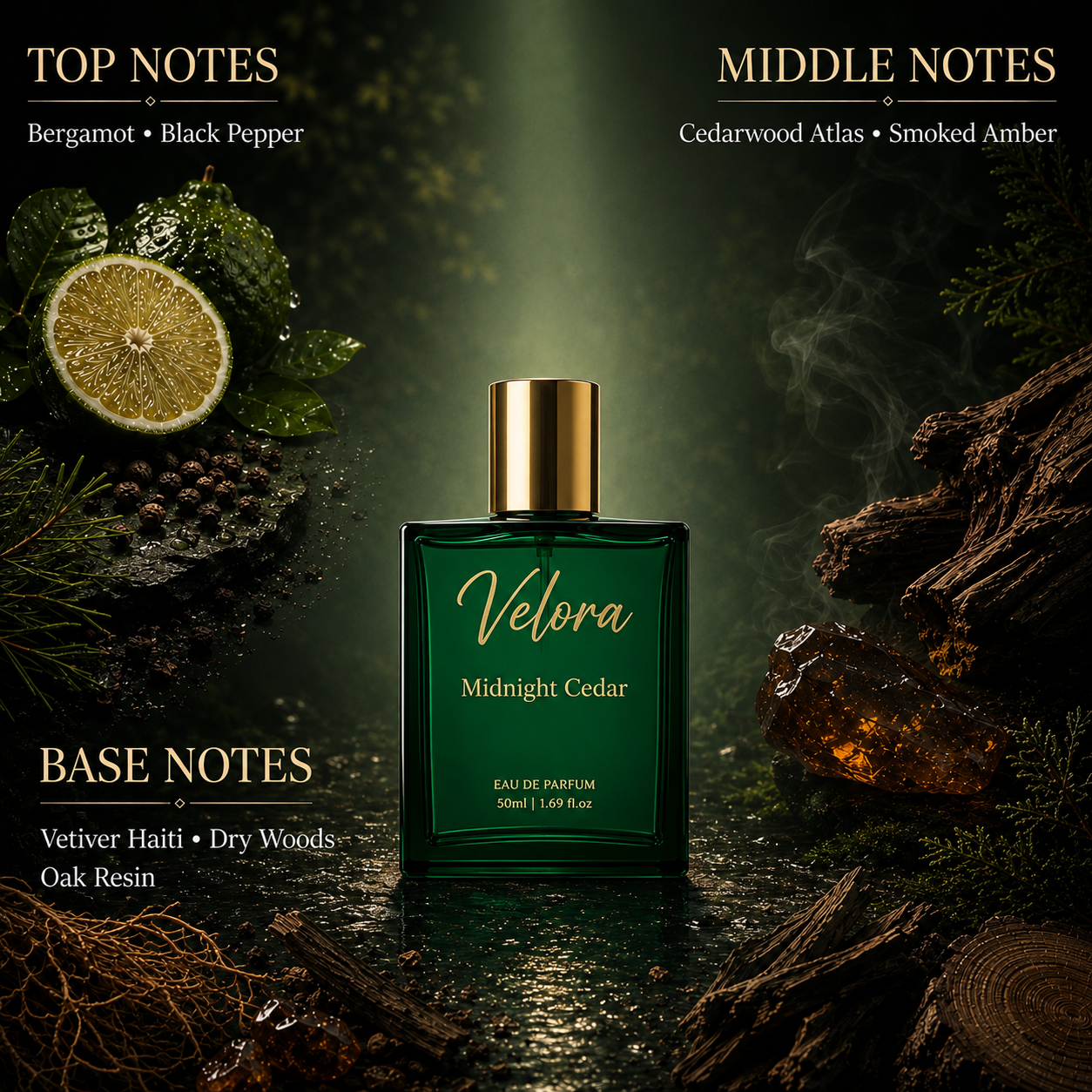 Midnight Cedar - 50ml