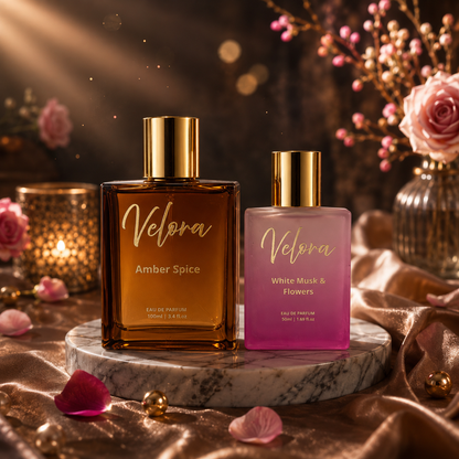 Amber Spice 100ml + White Musk & Flowers 50ml
