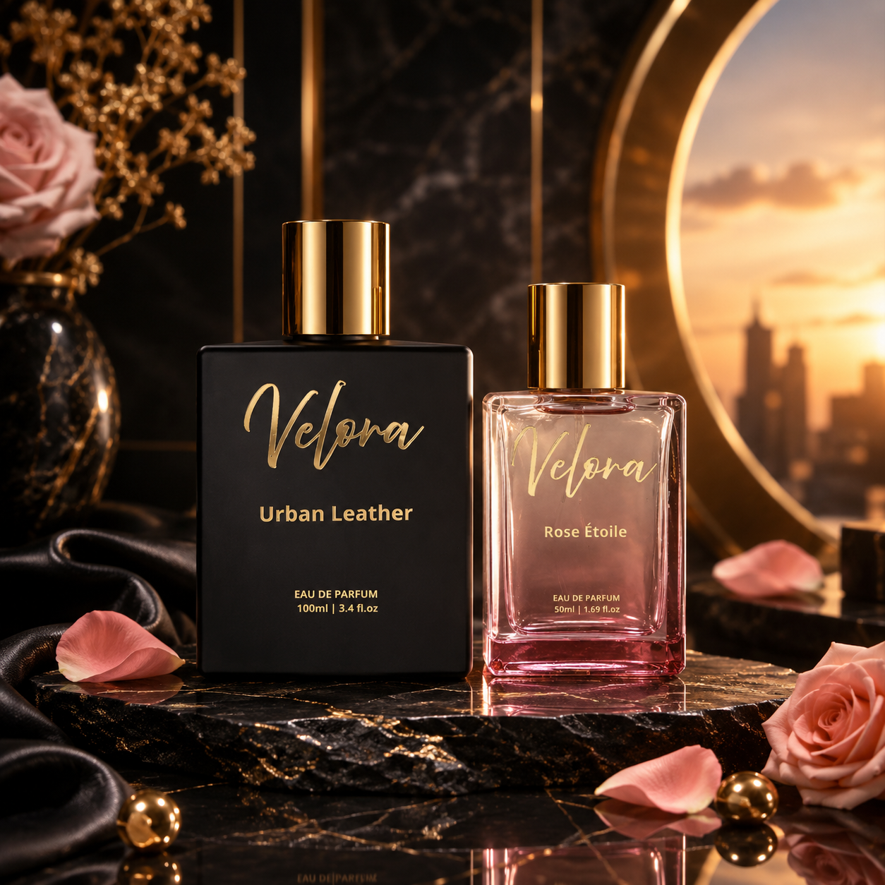 Urban Leather 100ml + Rose Etoile 50ml