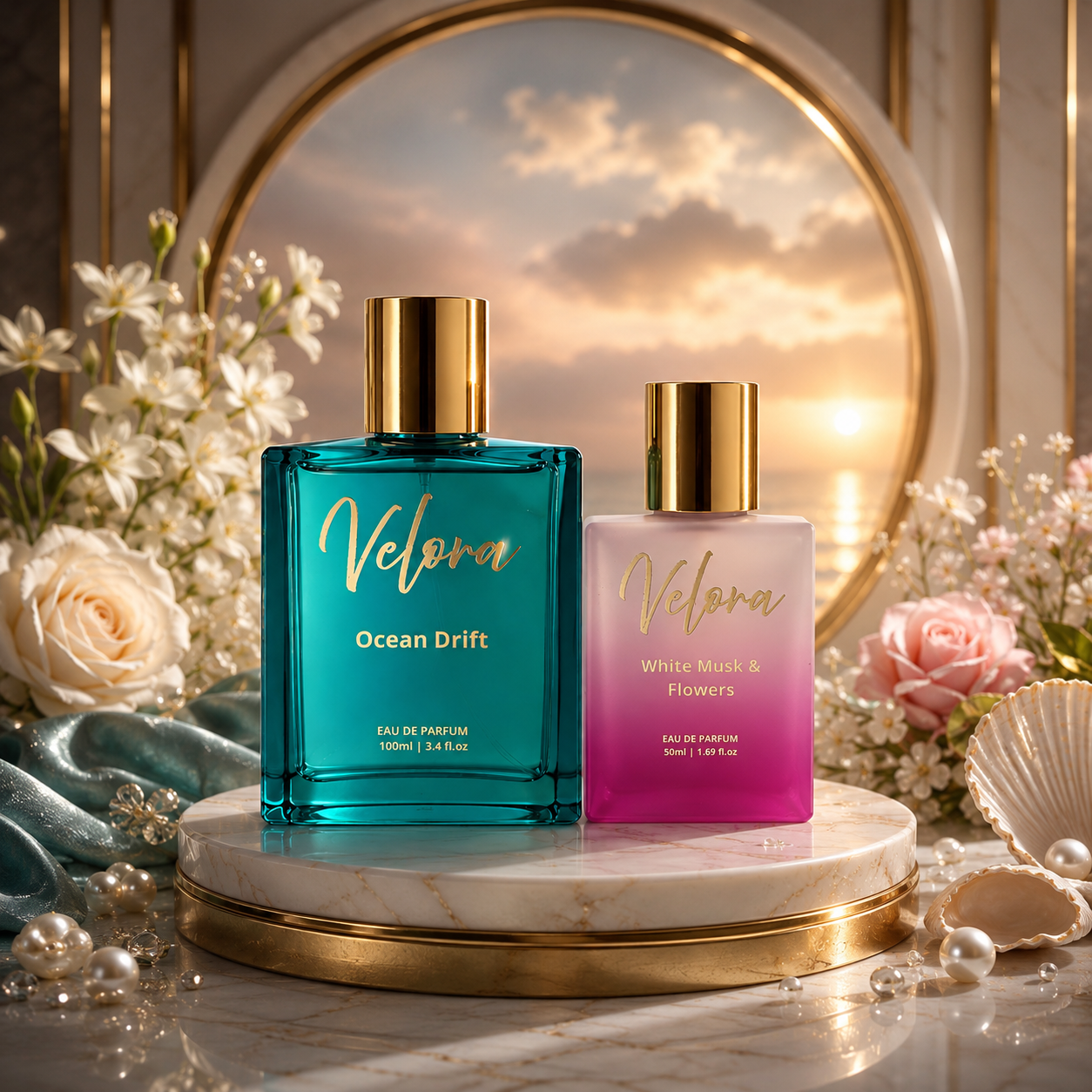 Ocean Drift 100ml + White Musk & Flowers 50ml