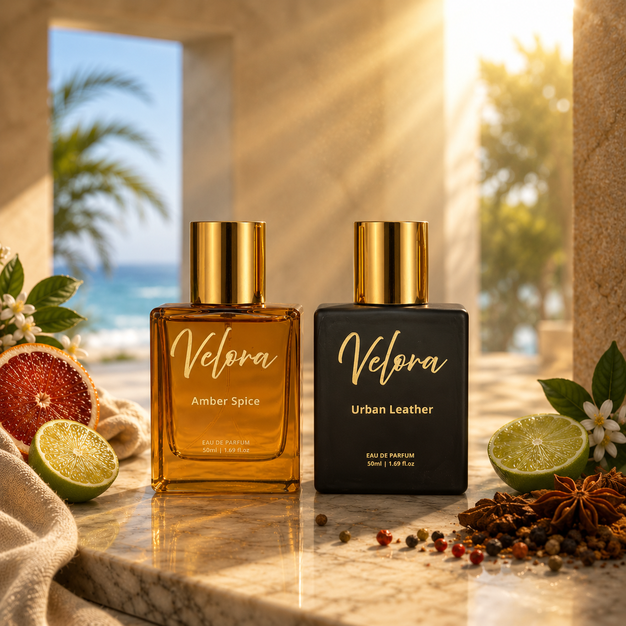 Amber Spice + Urban Leather - 50ml