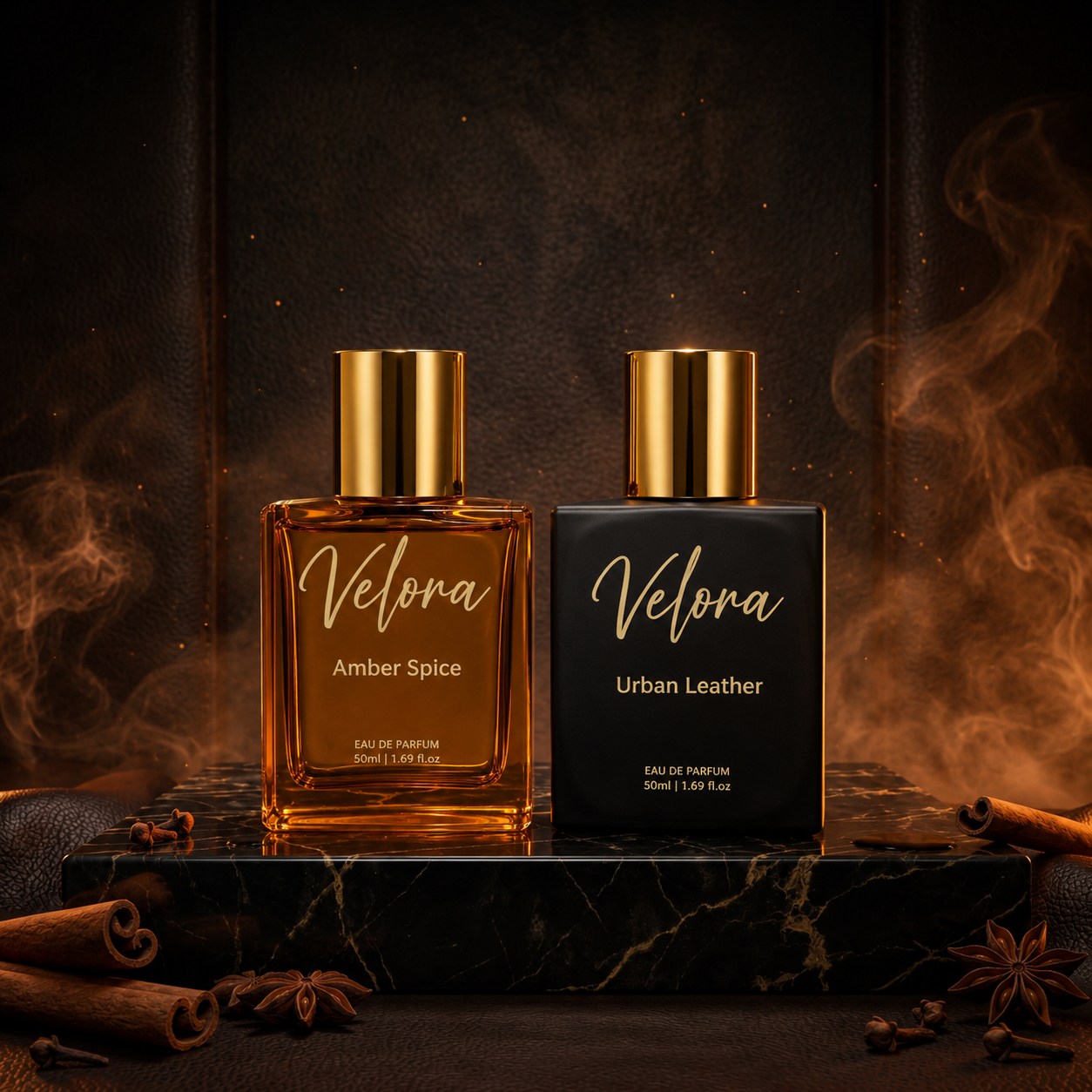 Amber Spice + Urban Leather - 50ml
